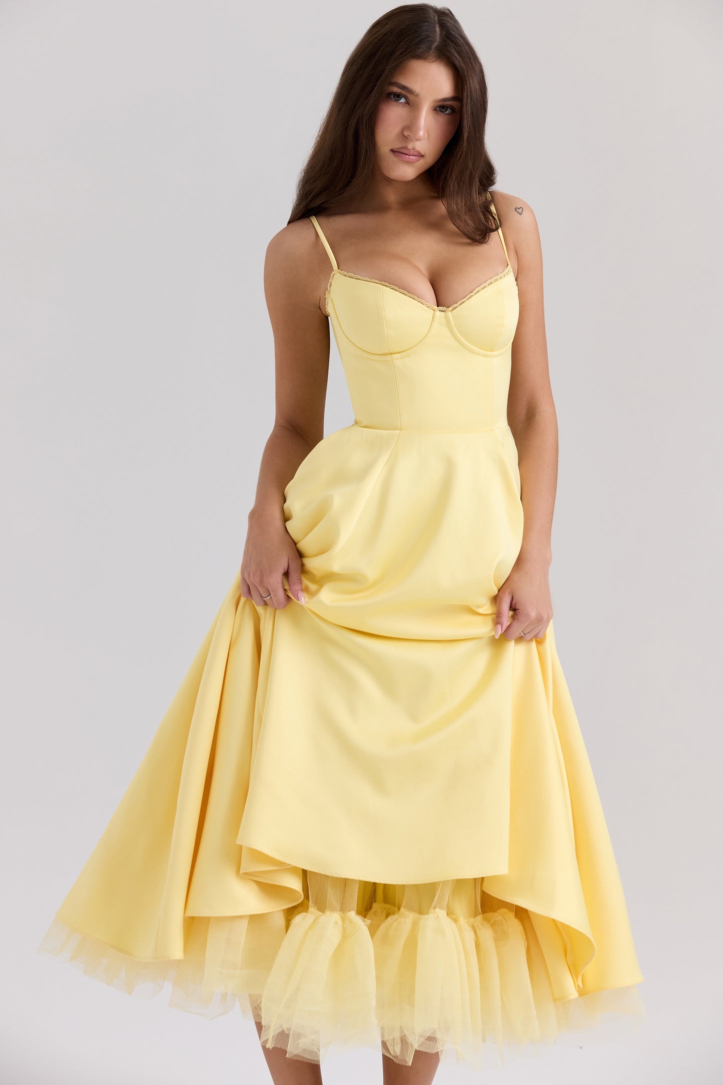 Daisy Tulle Midi Dress