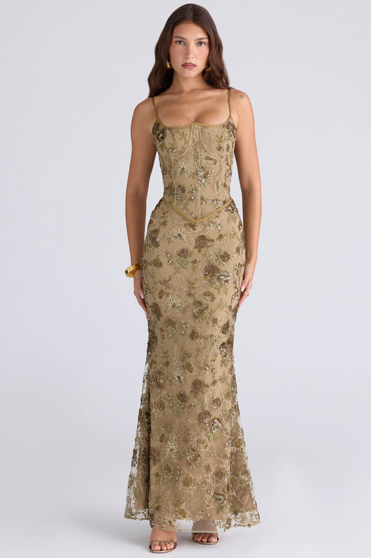 Emilia Corset Maxi Dress