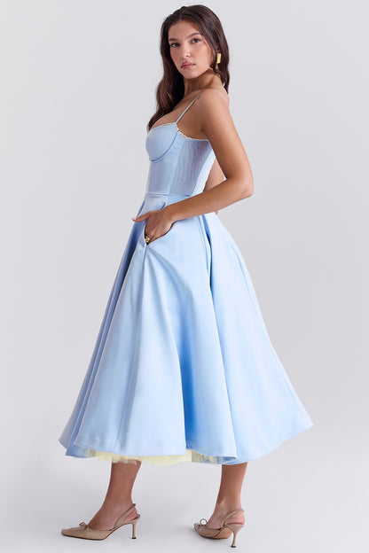 Daisy Tulle Midi Dress