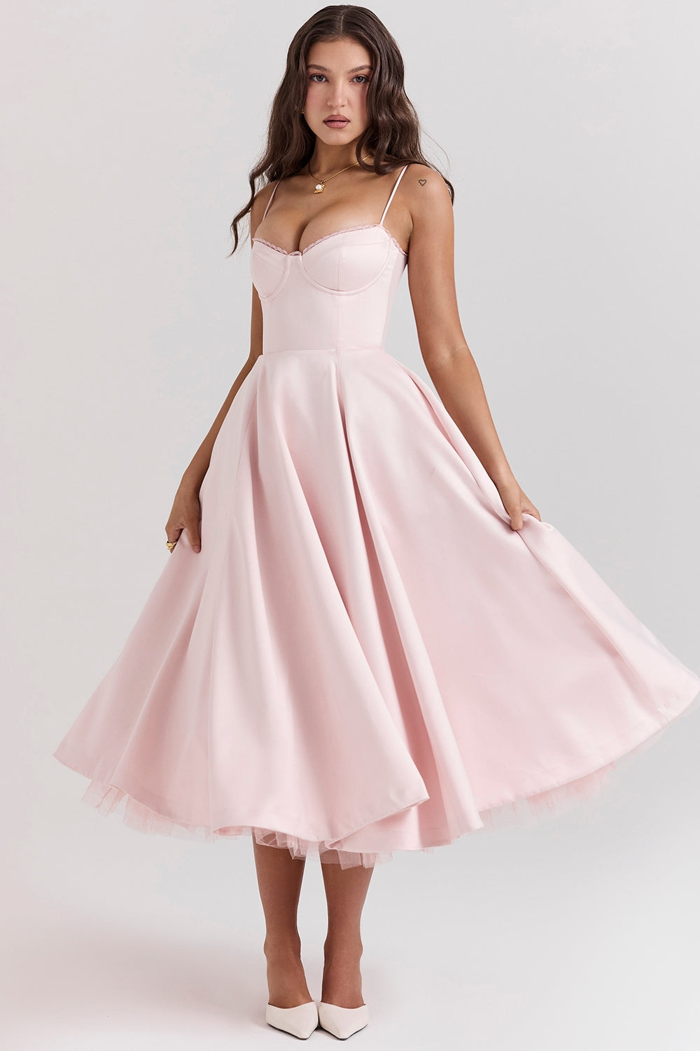 Daisy Tulle Midi Dress