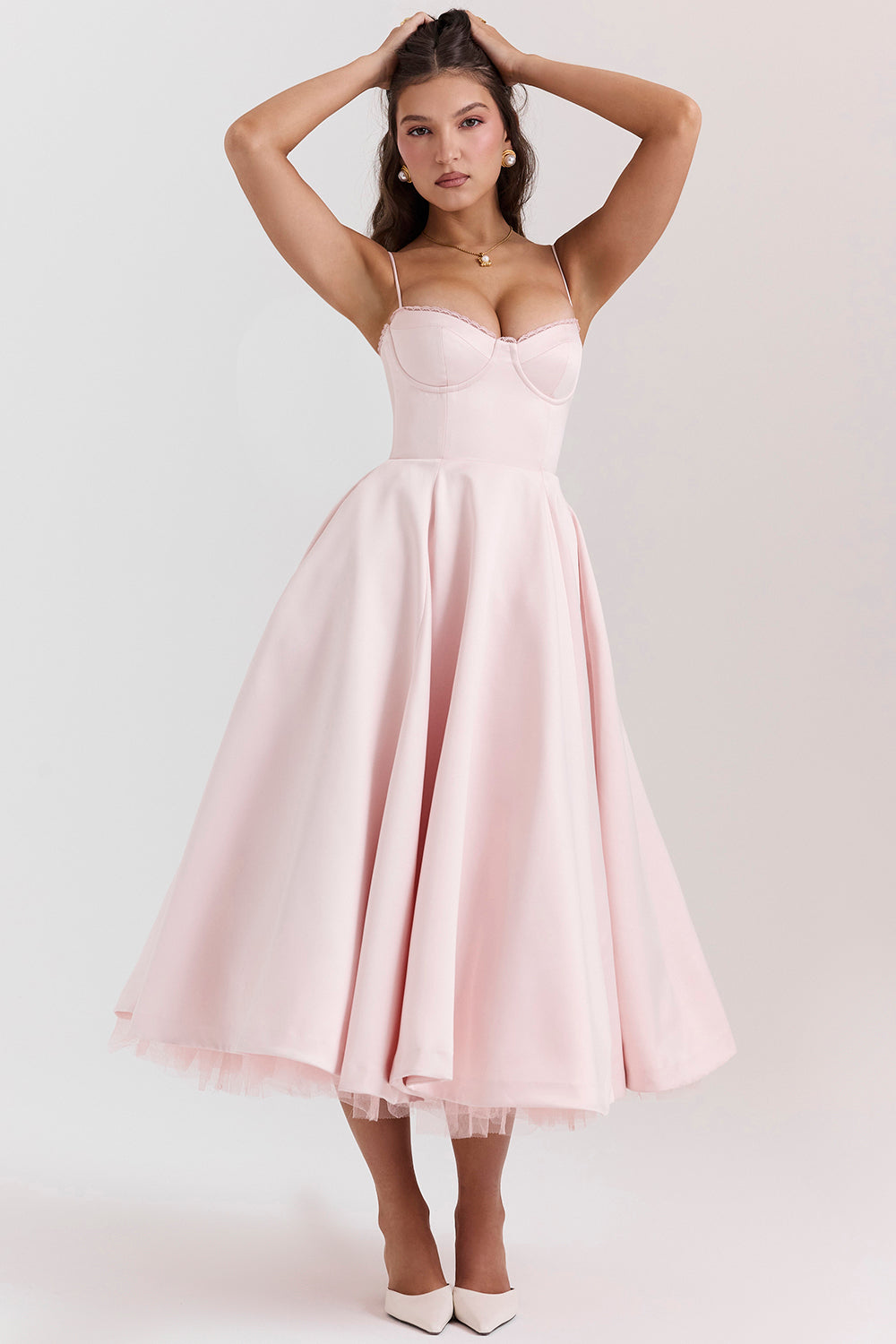 Daisy Tulle Midi Dress