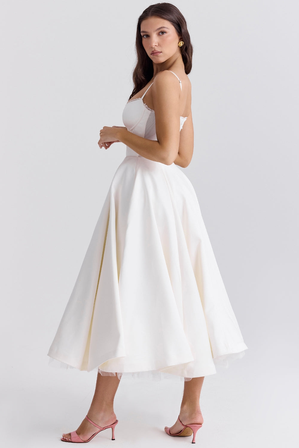 Daisy Tulle Midi Dress