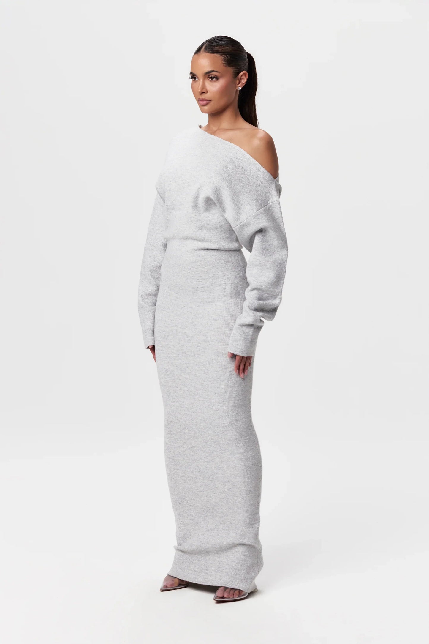 Off Shoulder Sweater Dress