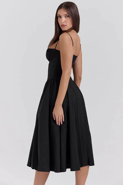 Celine Corset Midi Dress