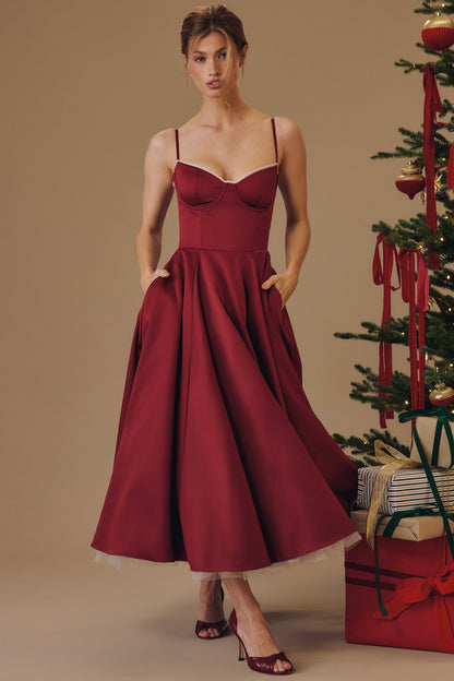Cindy Tulle Midi Dress