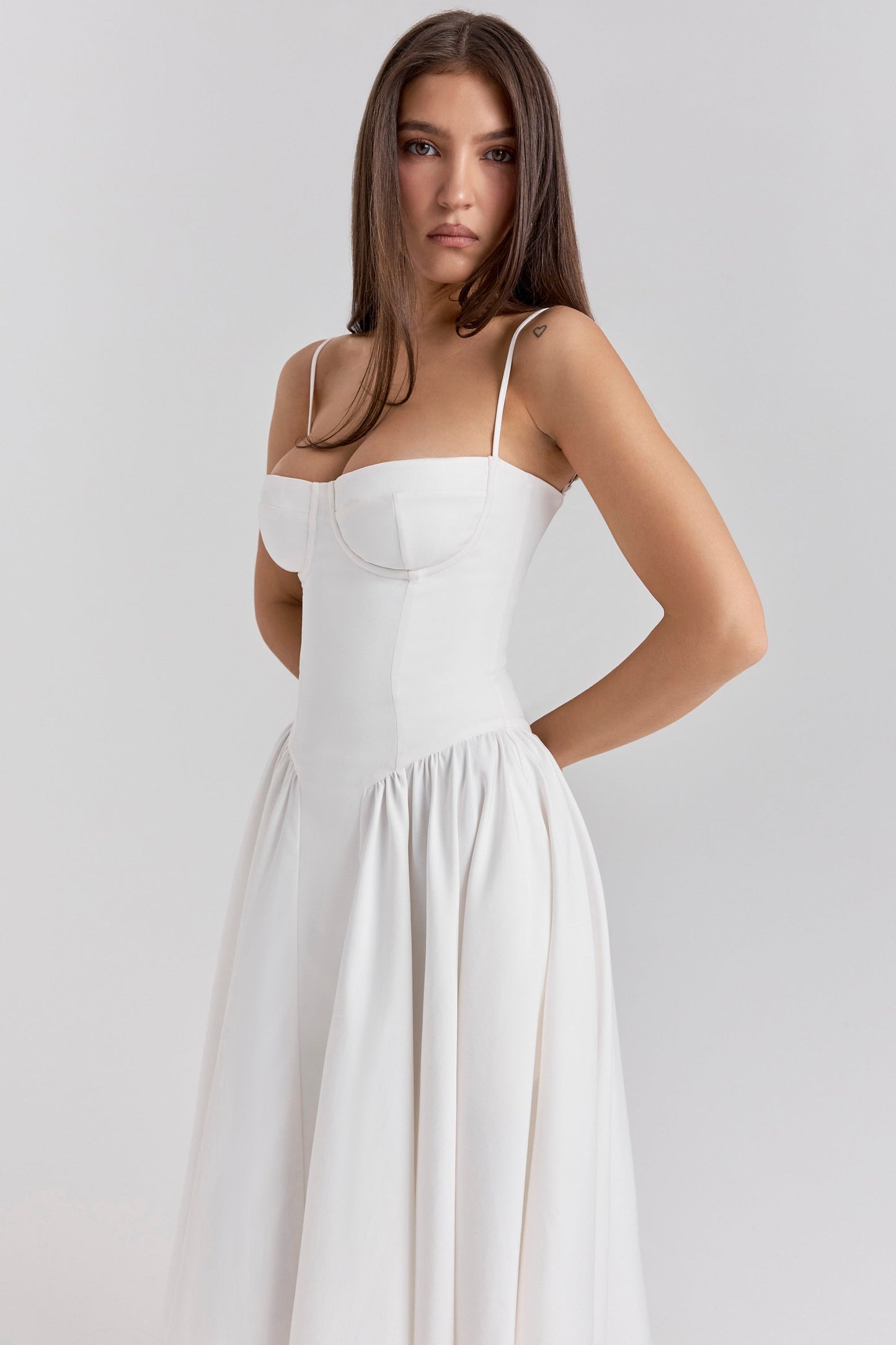 Celine Corset Midi Dress