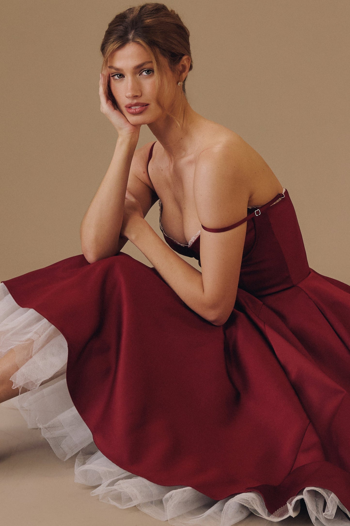 Cindy Tulle Midi Dress