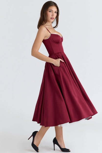Cindy Tulle Midi Dress