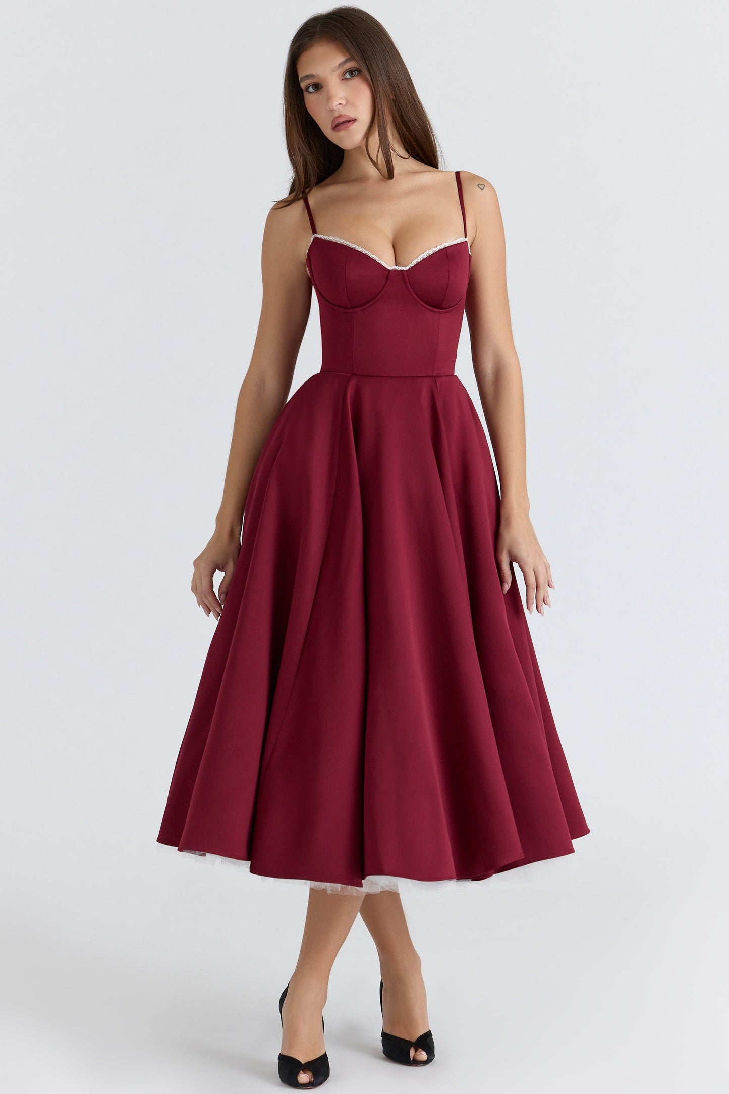 Cindy Tulle Midi Dress