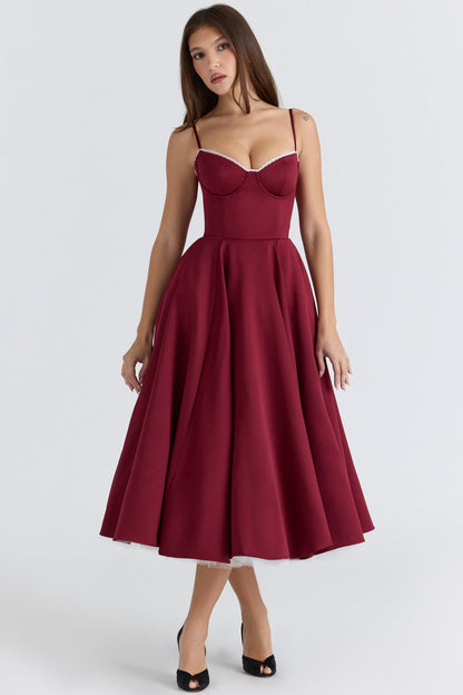 Cindy Tulle Midi Dress