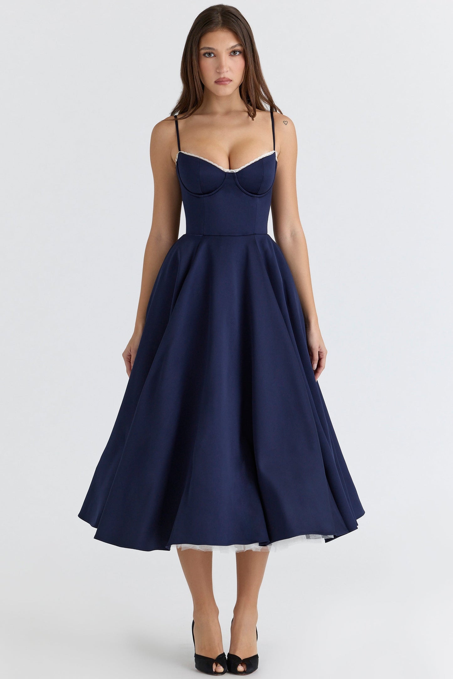 Cindy Tulle Midi Dress