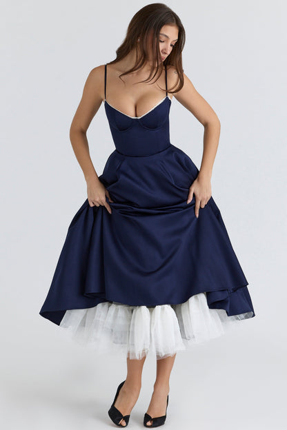 Cindy Tulle Midi Dress