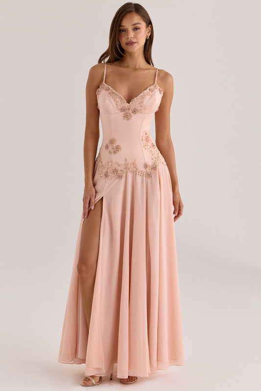 Larissa Hand Beaded Maxi Dress