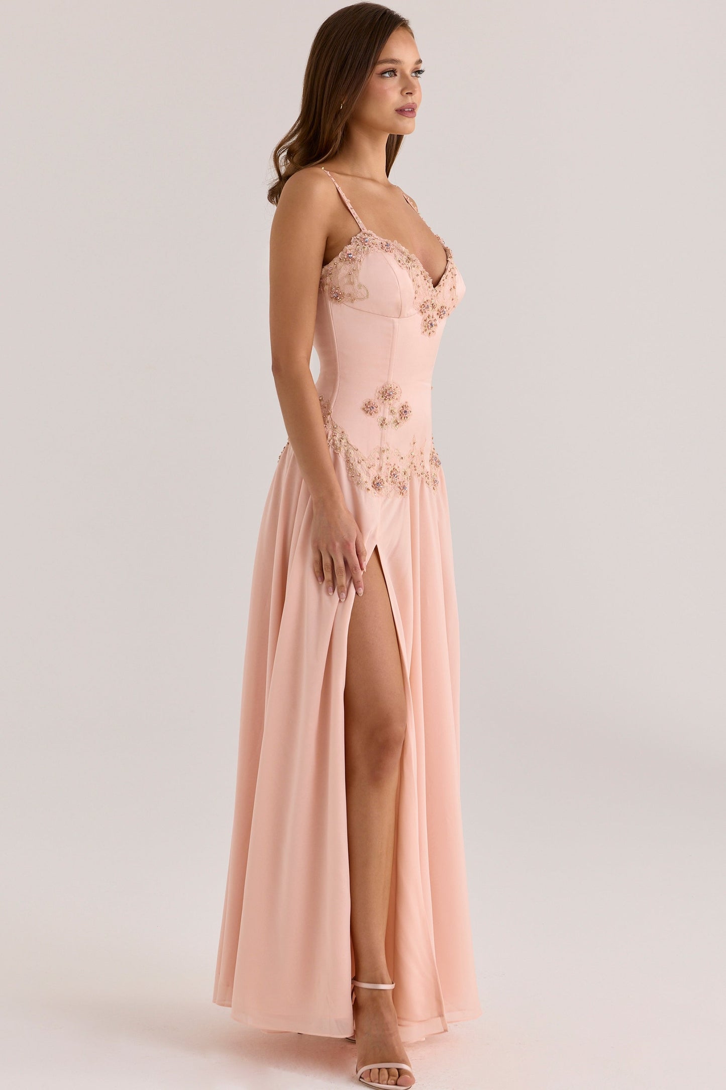 Larissa Hand Beaded Maxi Dress