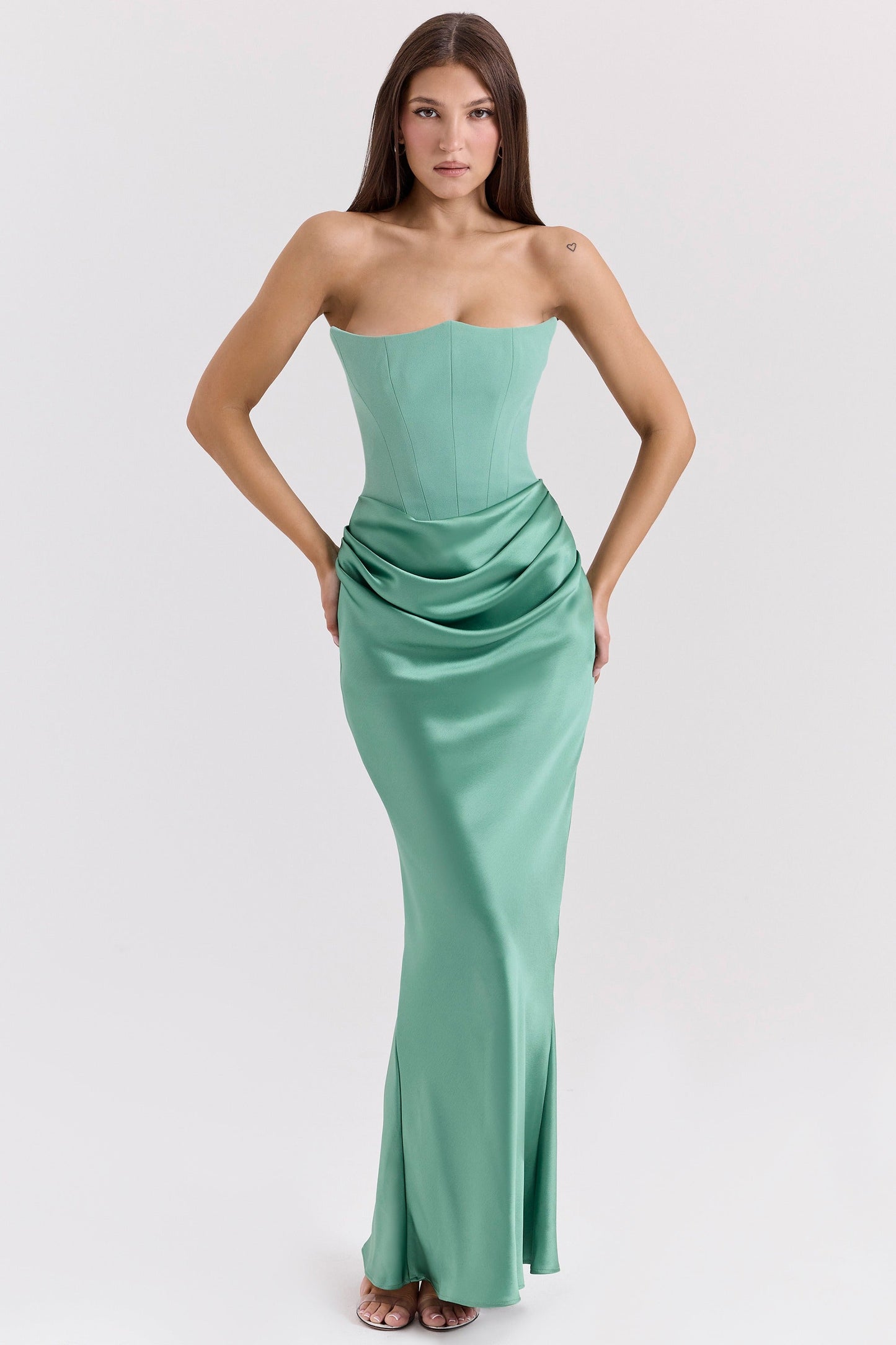 Lilly Strapless Corset Dress