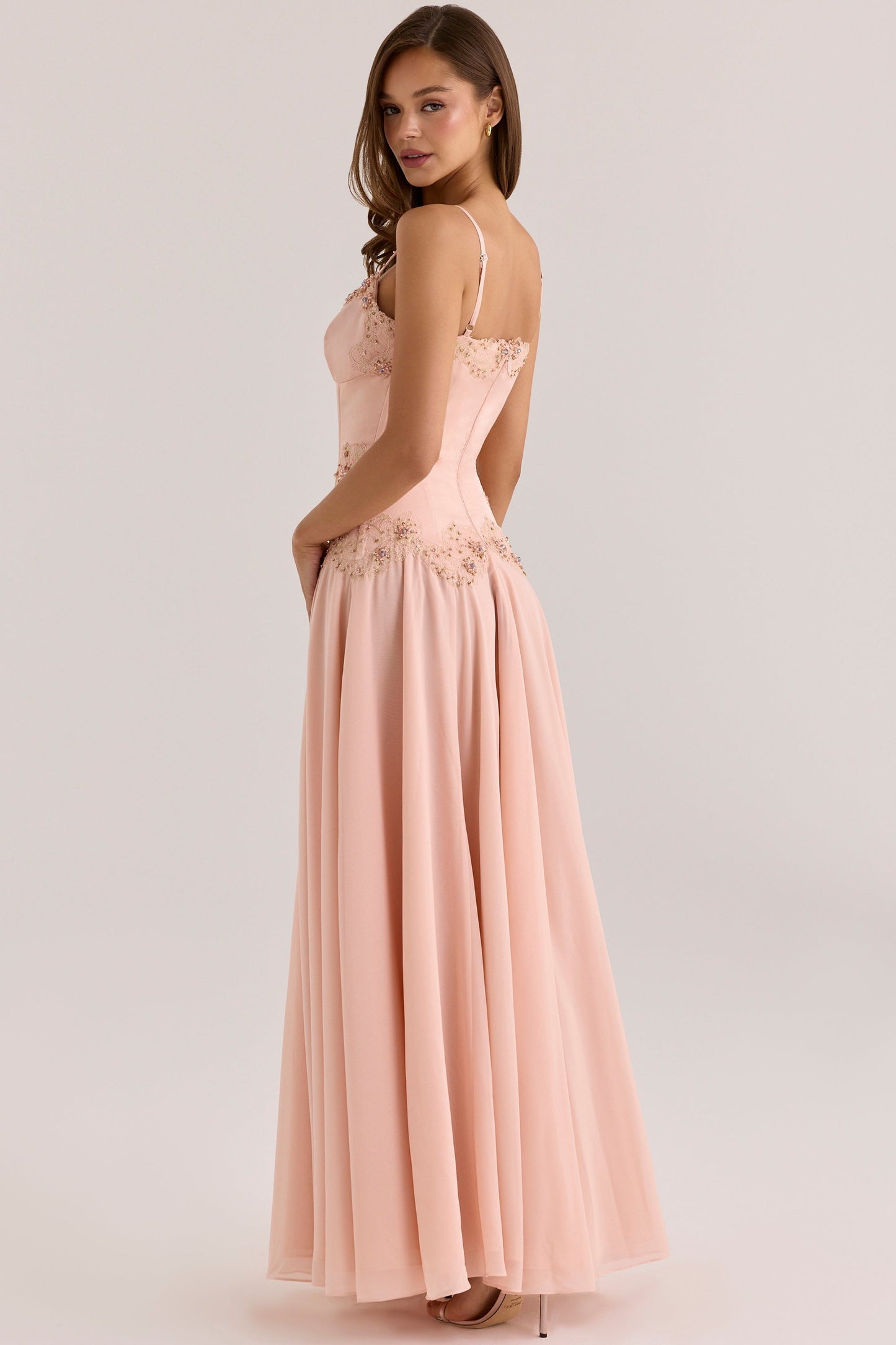 Larissa Hand Beaded Maxi Dress