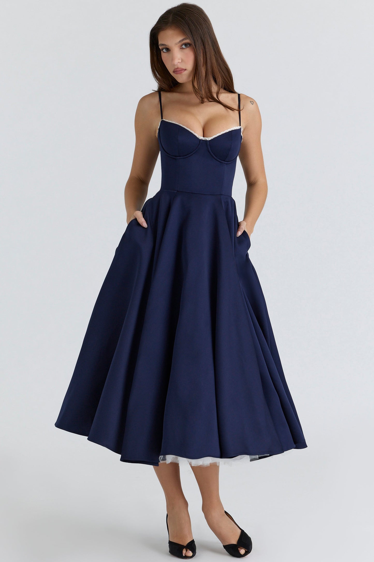Cindy Tulle Midi Dress