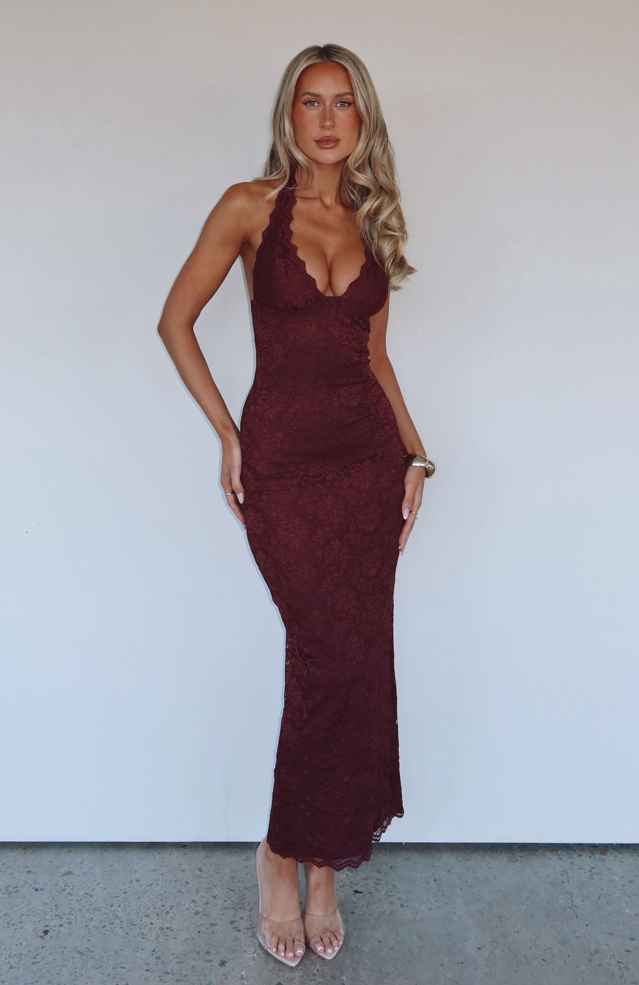 Selene Lace Maxi Dress